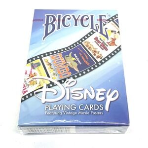 Bicycle Disney Playing Cards Featuring Vintage Movie Posters New Deck 2015